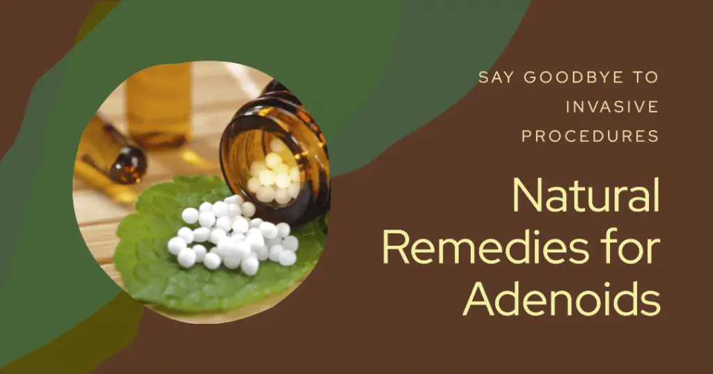 Homeopathic Treatment for Adenoids